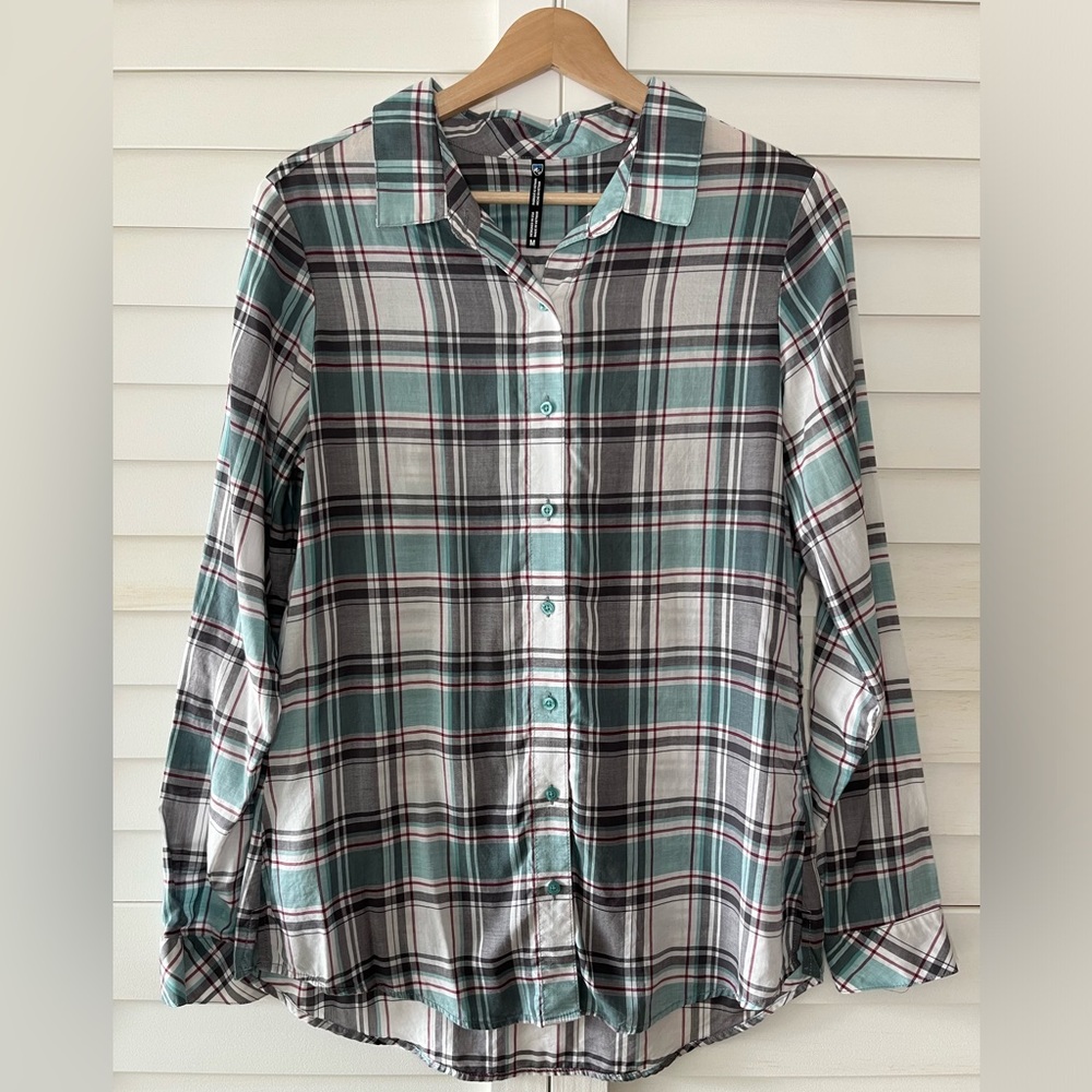 Kuhl Lexi Long Sleeve Button Up Top Size Medium